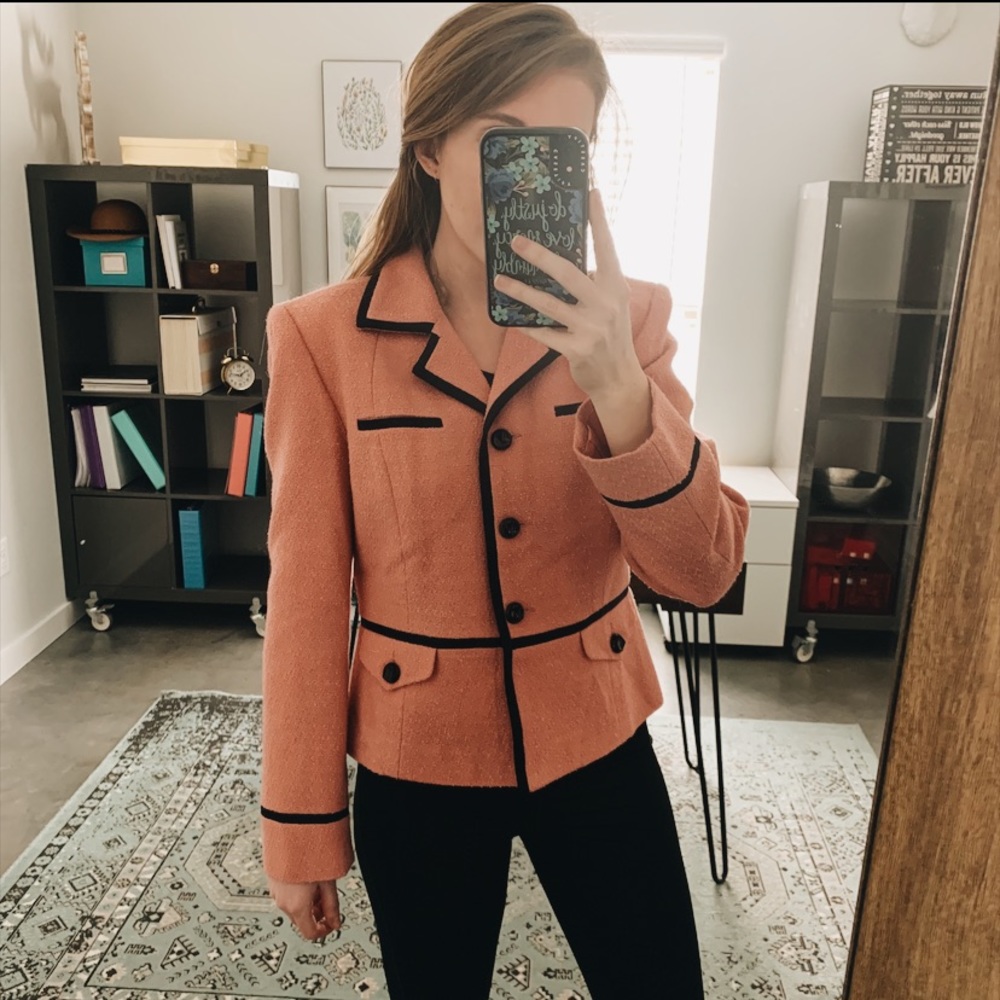 Bergamo Studio Pink/Black Blazer